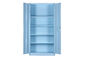 Kabinetten van de het Kabinets Vouwbare Opslag van staalkasten 36 „W X 20“ D X 74 „H de Blauwe Kleur van de Groottehemel