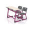 De Lijststudent Desk And Chairs van Chair With Writing van de klaslokaalstudent voor het Meubilair van de Klaslokaalschool
